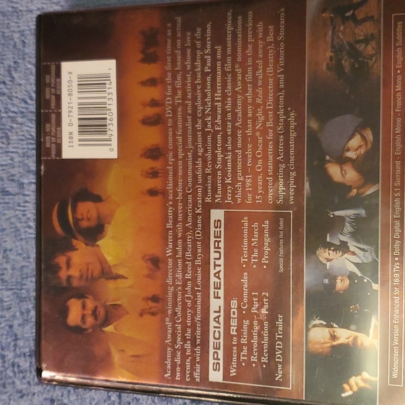 Reds dvd - Picture 3 of 6